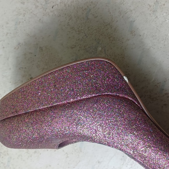Bakers Glittery Pink Heels Size 10 M - Picture 5 of 10